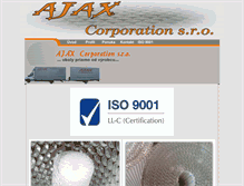 Tablet Screenshot of ajax.sk